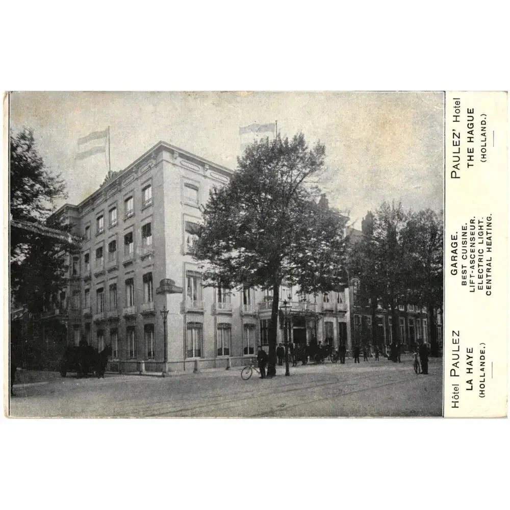 Hotel Paulez La Haye Holland Postcard